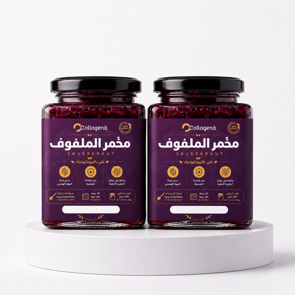 علبتين مخمر الملفوف